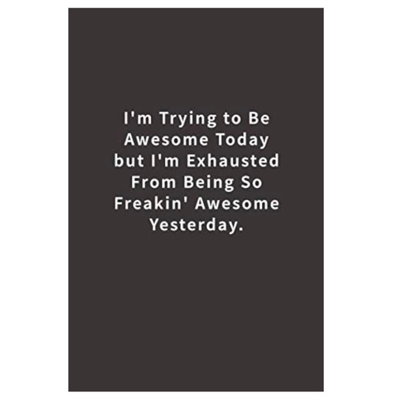 Other - NEW Quote Lined Notebook — Journaling Note taking Funny Office Lists Gift In Pkg